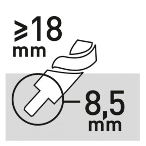 Schlangenbohrer mit Gewindespitze Ø 6,0 x 230 mm 1 Stück