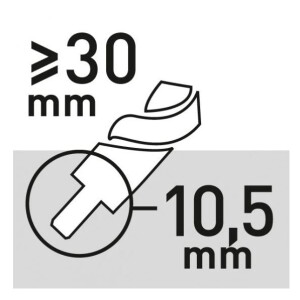 Schlangenbohrer mit Gewindespitze Ø 6,0 x 230 mm 1 Stück