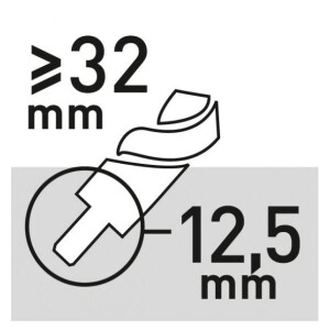 Schlangenbohrer mit Gewindespitze Ø 20,0 x 460 mm 1 Stück