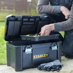 Stanley Werkzeugbox Essential mit Metallschliessen 48,2 x 25,4 x 25 cm