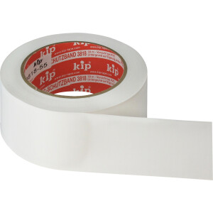 Kip PVC-Schutzband quergerillt weiß - 3818   50 mm