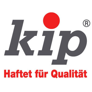 Kip PVC-Schutzband quergerillt weiß - 3818   50 mm
