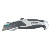 Wolfcraft Profi-Trapezklingen-Messer „Auto-Load“