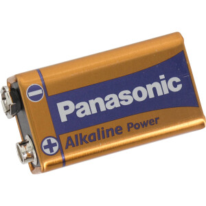 Panasonic Alkaline Power Batterie 1x 9 V