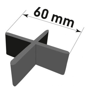 Fugenkreuze für Bodenplatten aus Kunststoff 10 mm...
