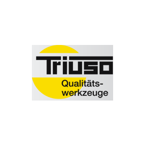 TRIUSO 2-K-Reibebrett mit schwarzem 8 mm Zellgummibelag