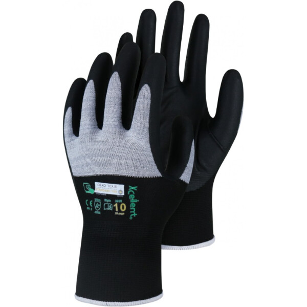 Xcellent Handschuhe XC3030 Touch Carbon-Nylon-Spandex mit Nitril 7