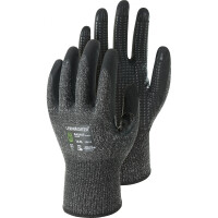 Leibwächter Handschuhe LW551 Basalt Noppen Nylon-Spandex mit Nitril