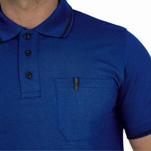 Leibwächter Flex Line Polo-Shirt kornblau