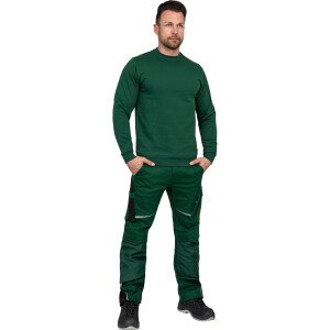 Leibwächter Classic Line Rundhals-Sweater grün