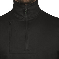Leibwächter Flex Line Zip-Sweater schwarz