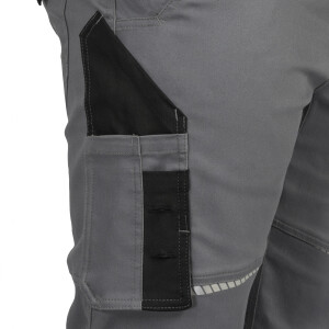 Leibwächter Flex Line Damen-Bundhose grau-schwarz 38