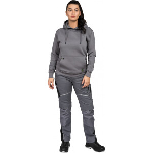 Leibwächter Flex Line Damen-Bundhose grau-schwarz 38