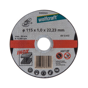 Wolfcraft Trennscheiben für Edelstahl extra dünn 125 mm
