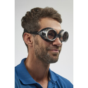 Wolfcraft Splitterschutzbrille mit Gummiband