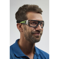 Wolfcraft Schutzbrille „Sport“ mit Bügeln und Gummiband