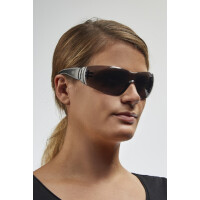 Wolfcraft Schutzbrille „Profi“ mit Bügeln getönt (UV-Schutz)