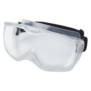 Wolfcraft Vollsichtbrille „Comfort“ mit Dichtlippe und Gummiband