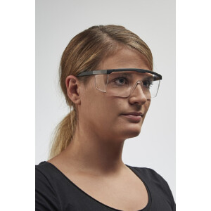 Wolfcraft Schutzbrille „Safe“ mit verstellbaren Bügeln