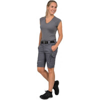 Leibwächter Flex Line Damen-Shorts grau-schwarz