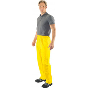 PU-Stretch-Regen-Bundhose gelb