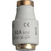 Kopp DIAZED-Sicherungseinsatz, 500VAC – 250VAC gL = Ganzbereich Kabel und Leitungsschutz, DIII E33, 50A, 5 Stück