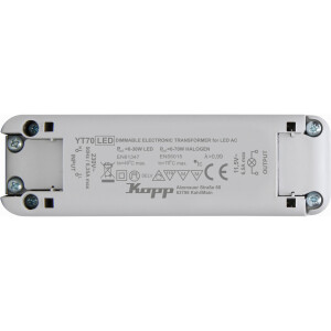 Kopp Elektronischer Transformator: 2 Eing&auml;nge/2...