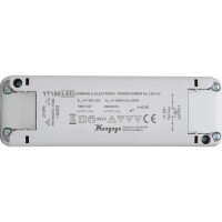 Kopp Elektronischer Transformator: 4 Eingänge/6 Ausgänge, dimmbar, Halogenlampe 0-150W, LED 70W