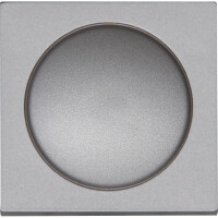 Kopp ATHENIS – Dimmer-Abdeckung für Druck-Wechseldimmer, Farbe: Stahl