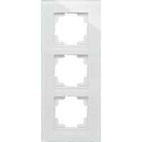 Kopp ATHENIS – 3-fach Glas-Abdeckrahmen, Farbe: Weiß