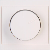 Kopp MALTA – Dimmer-Abdeckung für Druck-Wechseldimmer, Farbe: Weiß