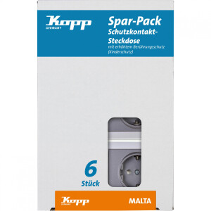 Kopp MALTA – Schutzkontakt-Steckdose, erhöhter...
