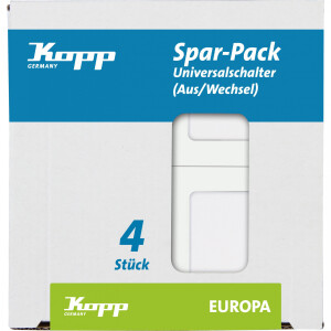 Kopp EUROPA – Universalschalter (Aus-/Wechsel),...