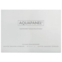Knauf AQUAPANEL Cement Board Indoor 12,5 mm 900 x 1250 mm 1,125 m²
