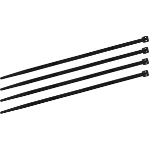 Kabelbinder schwarz 200 x 4,8 mm